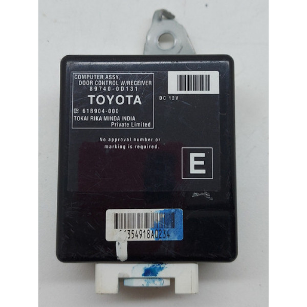 Módulo Controle Porta Receiver Toyota Etios Hatch 2015 1.5