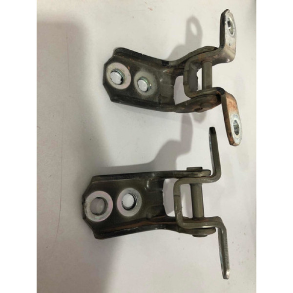 Par Dobradiça Porta Dianteiro Esq Nissan 2016 1.6 Versa