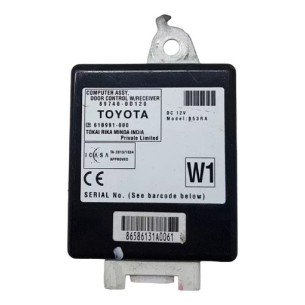 Módulo Controle Injeção Toyota 1.5 897400d120 Etios 2016
